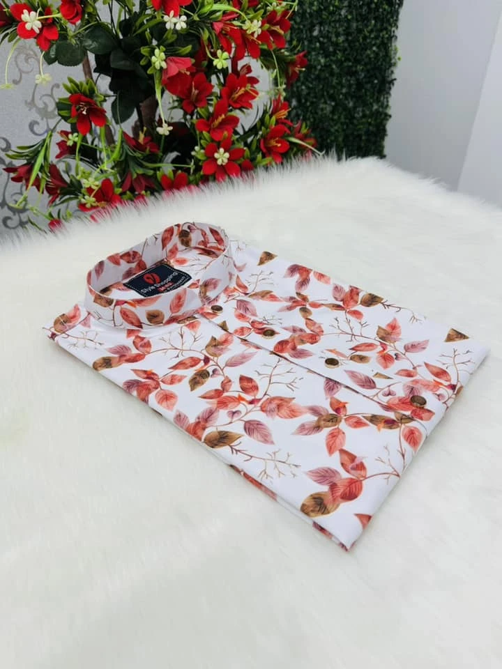 Men’s Cotton Screen Print Panjabi