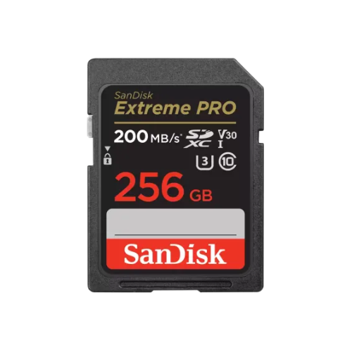 SanDisk 256GB Extreme PRO 200MB/s UHS-I SDXC Memory Card
