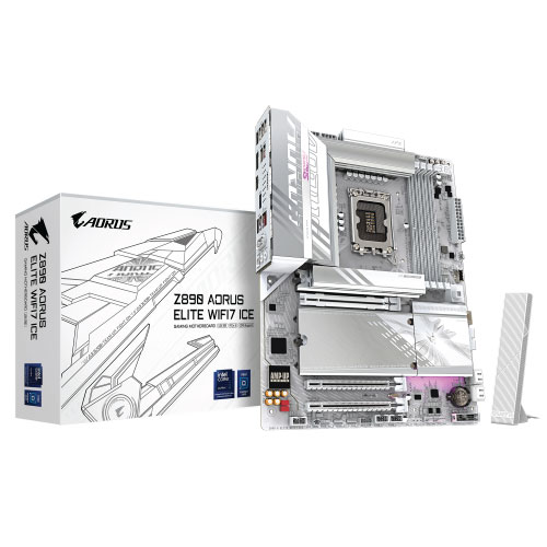 GIGABYTE INTEL Z890 A ELITE ICE WIFI 7 DDR5 ATX Motherboard