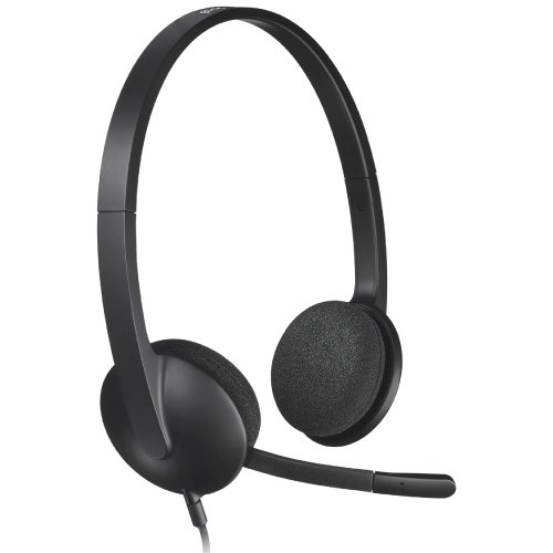 Logitech H340 USB Computer Headset with Noise-Cancelling Mic