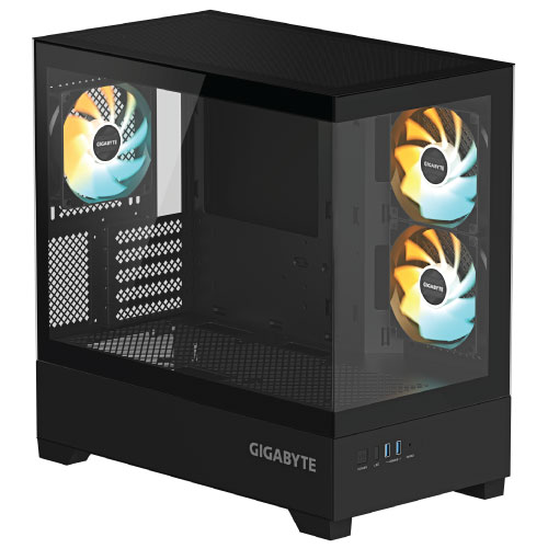 GIGABYTE C201 PANORAMIC Mid Tower M-ATX Casing