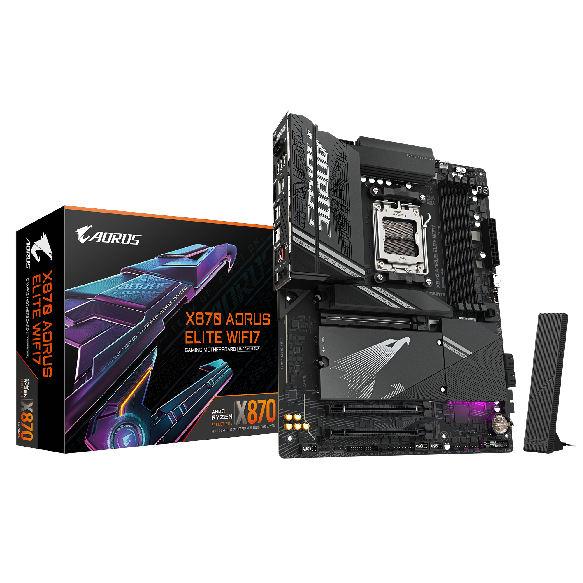 GIGABYTE X870 AORUS ELITE WIFI 7 DDR5 AMD AM5 ATX Motherboard