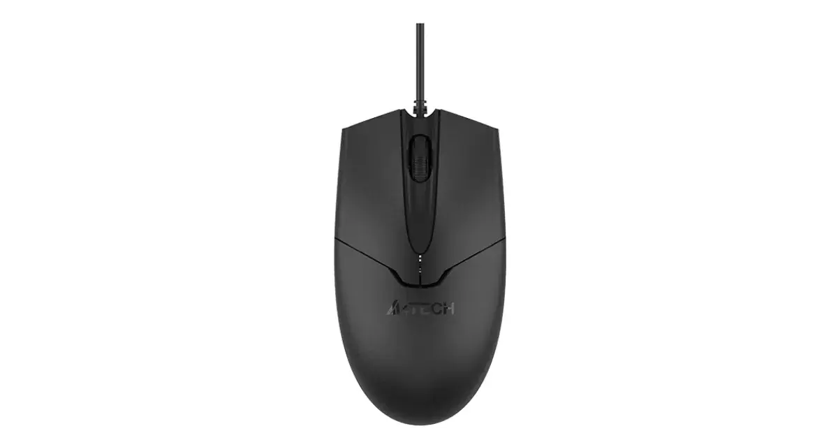 A4Tech OP-550S Wired Silent Click Optical Mouse