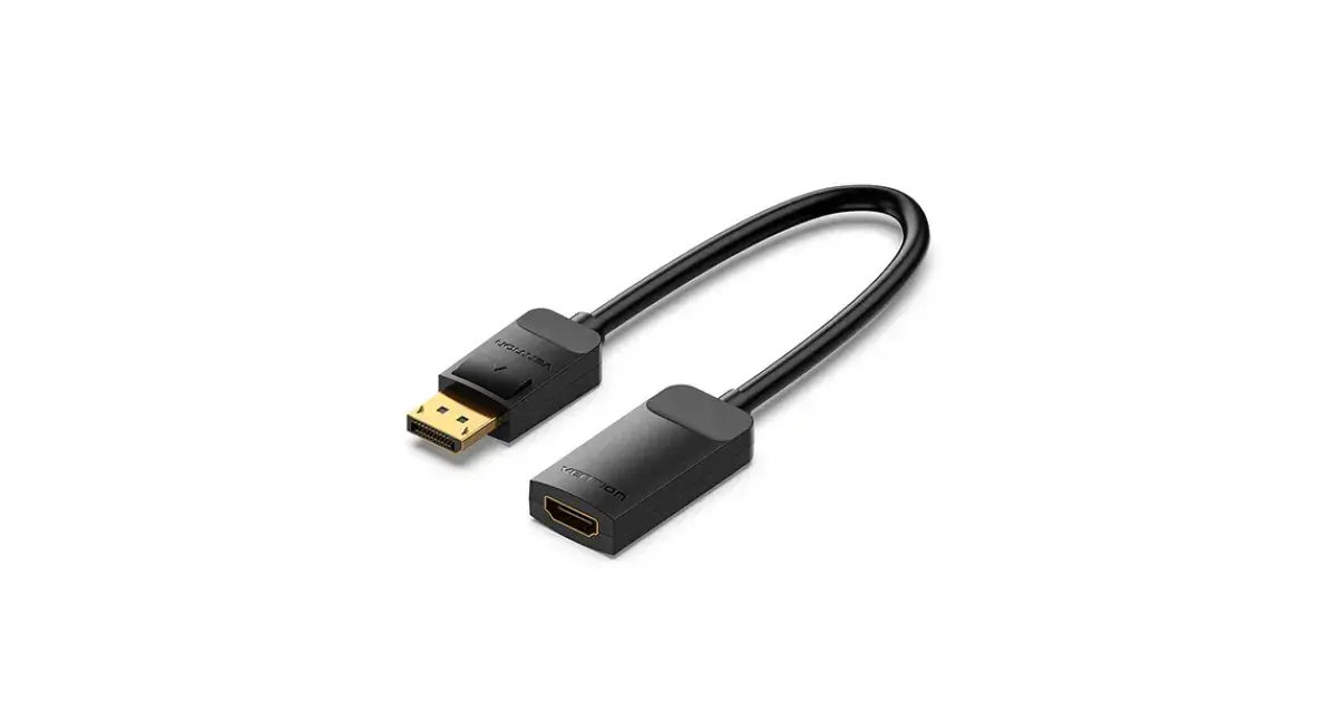 VENTION HBZBB 4K DP to HDMI Converter - Black
