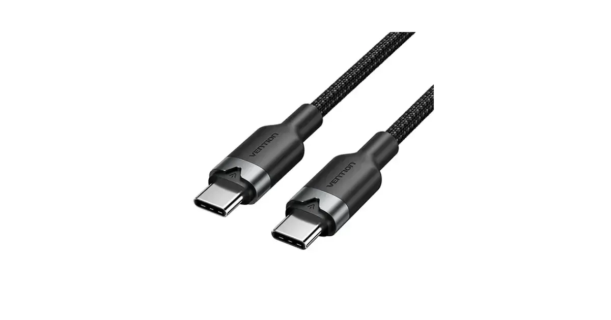 VENTION TRDBF USB 2.0 Type-C Male to Type-C Male Cable - 1M