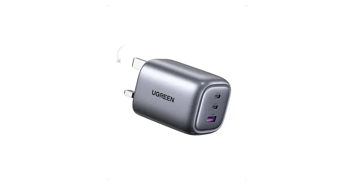 UGREEN CD306 (90663) Nexode 3-Port 65W Charger - UK