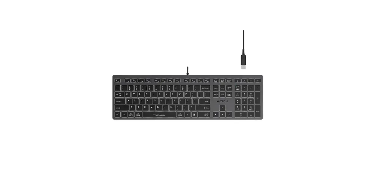 A4Tech Fstyler FX60H Scissor Switch USB Wired Keyboard