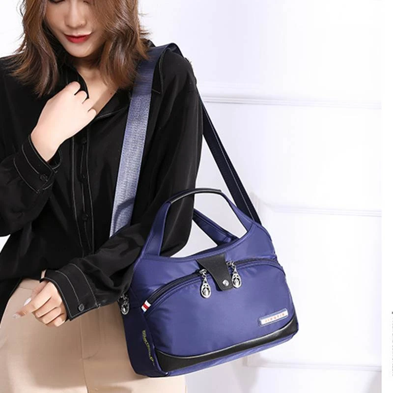Large Capacity Waterproof Anti-theft Fashion (blue)