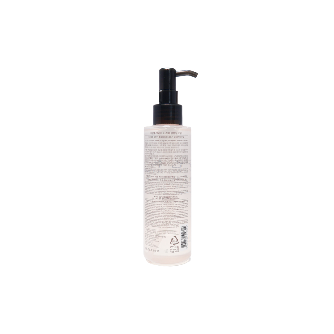 The Face Shop Rice Water Bright Cleansing Oil 150 ml – Rich