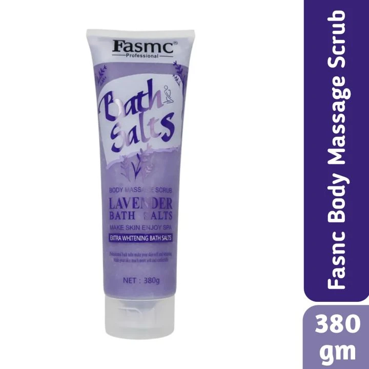 FASMC Bath Salts Body Massage Scrub - Lavender - 380gm