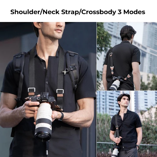 K&F Concept KF13.115V1 Camera Strap (Black)