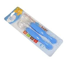 Applebear 2pcs Set Baby Feeding Spoon - Soft Silicone Spoon 2pcs Set - Multicolor Available