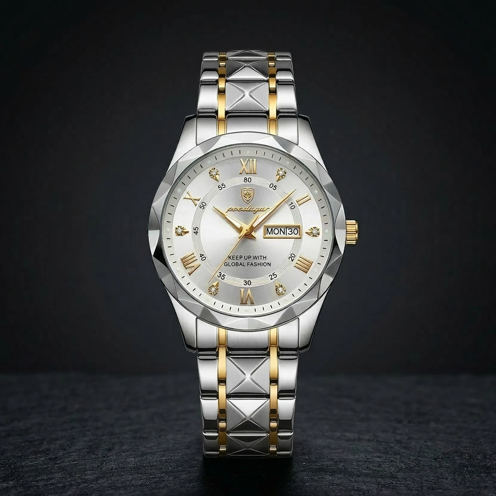Poedagar Luxury Men's Watch (Water Resistant)