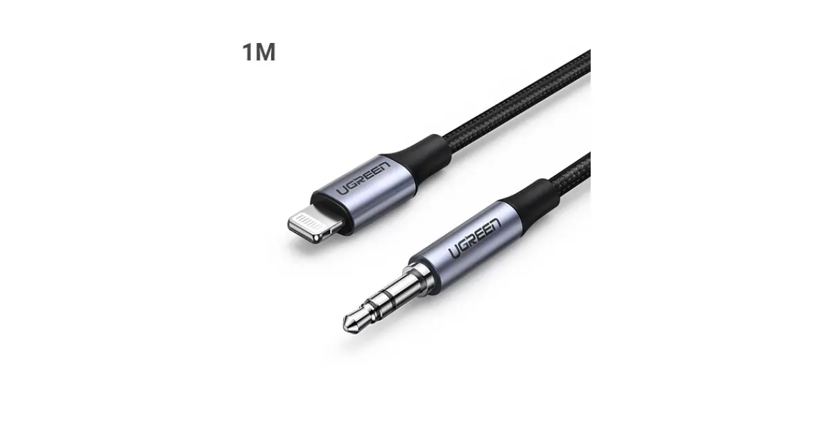 Ugreen US315 (70509) Lightning to 3.5mm Aux Cable - 1M