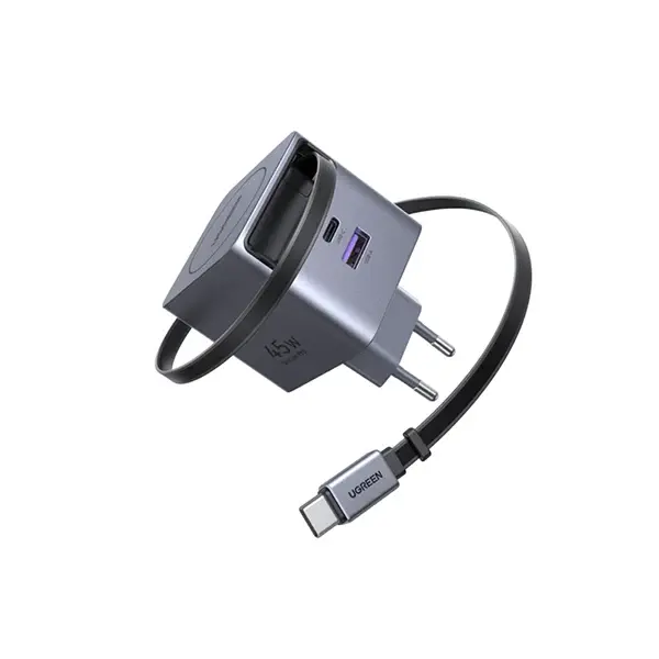UGREEN X614 (65822) 45W GaN Fast Charger with Retractable Cable