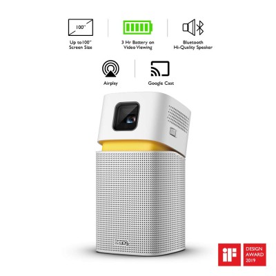 BENQ GV1 Android WiFi BT Battery Portable Projector