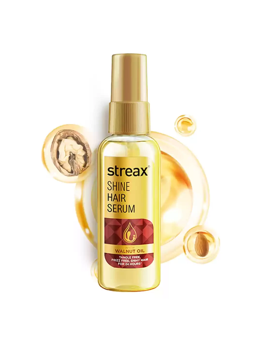 Streax Hair Serum Vitalized with Walnut Oil 115ml | Made in Bangladesh