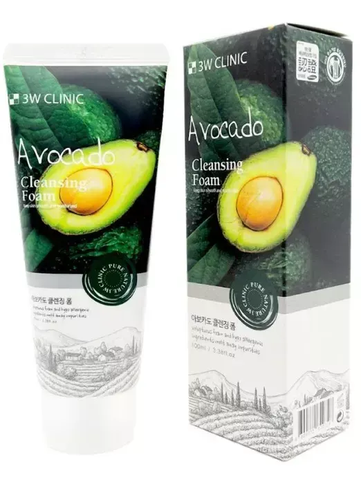 3W Clinic Avocado Cleansing Foam 100ml