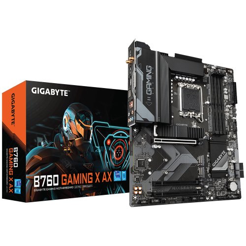 Gigabyte Intel Chipset B760 GAMING X AX 13th and 12th Gen ATX Motherboard