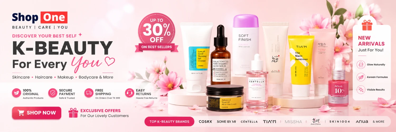 Shop One promo banner