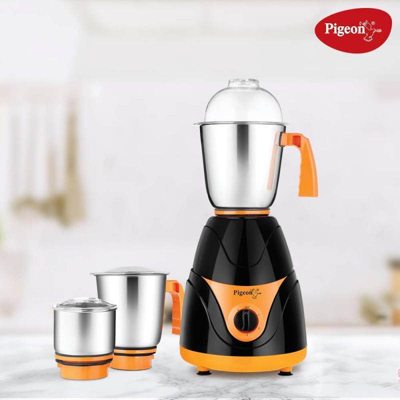 Pigeon Black Pearl 12652 Mixer Grinder Polycarbonate -750 Watt's