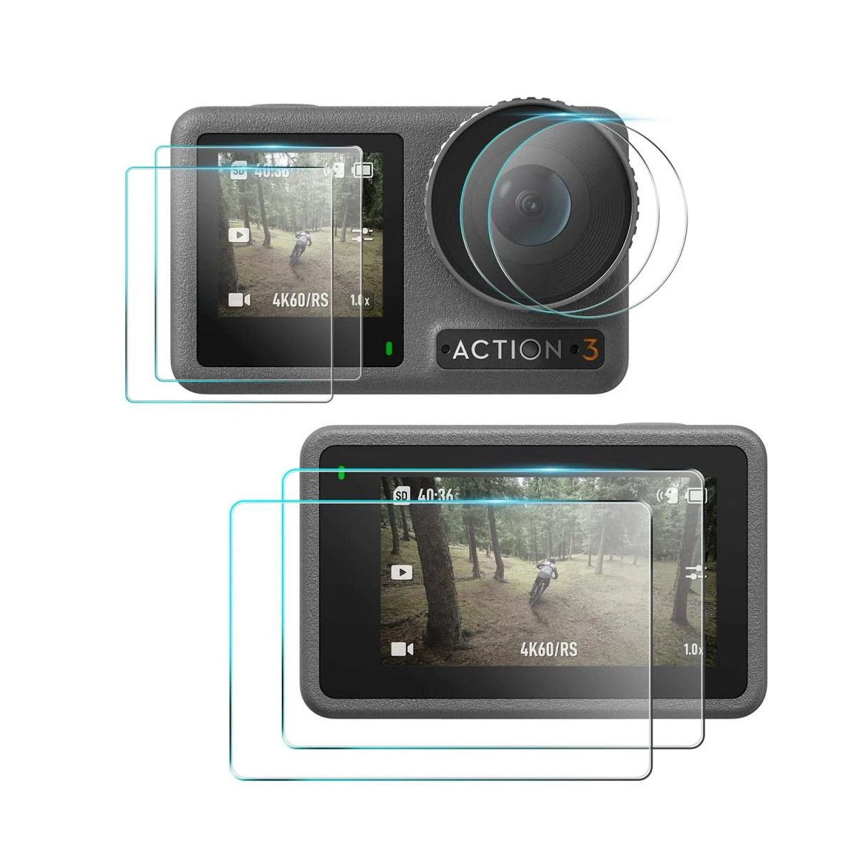 Glass Protectors For DJI Osmo Action 3