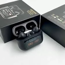 A9 Pro ANC ENC Wireless Earbuds Touch Control Double Dark Noise Reduction Black
