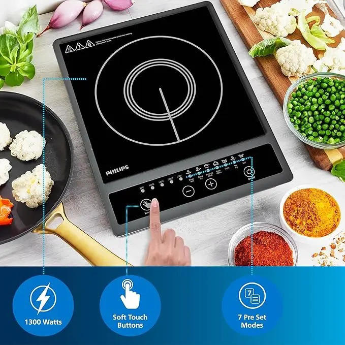 Philips HD4944 Induction Cooker 1000-Series – 1500W
