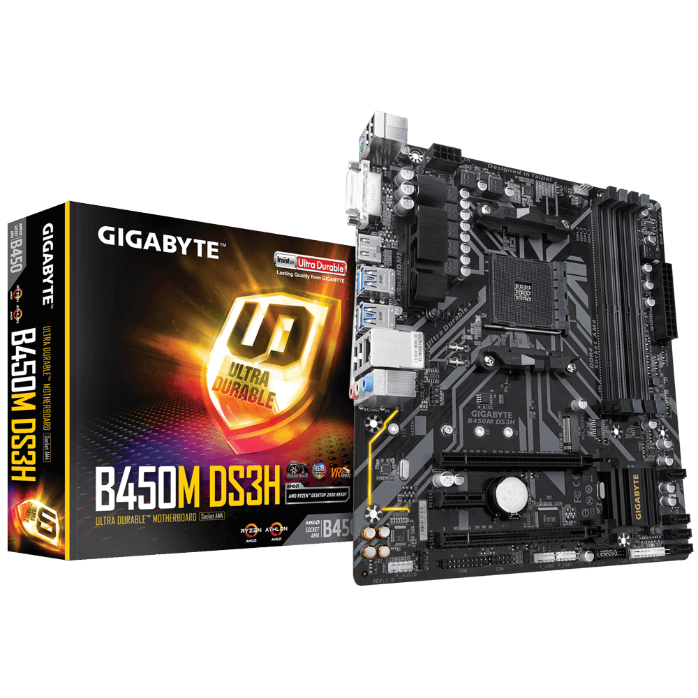Gigabyte AMD Chipset B450M DS3H Motherboard