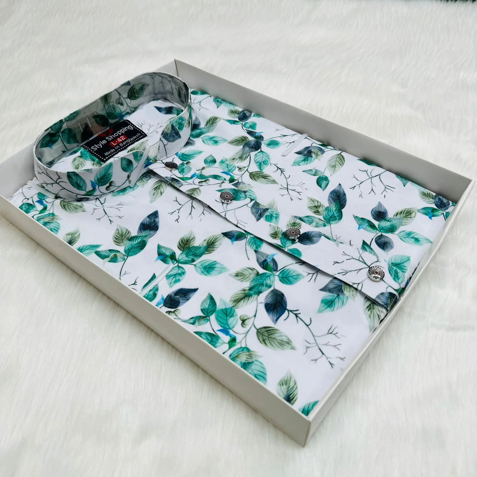 Men’s Cotton Screen Print Panjabi