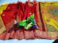 এমব্রয়ডাড়ী ধুপিয়ানসিল্ক শাড়ী