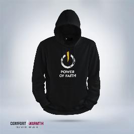 Power Of Faith Islamic Hoodie (Black)