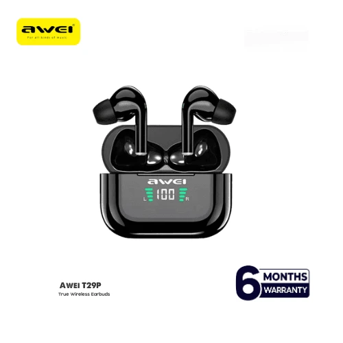 Awei T29P Wireless Bluetooth Earphones TWS ( 6-Month Official Warranty )