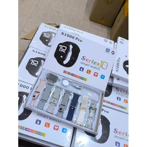 2025 NEW S1000 Pro Series 10 Smart Watch – 7-in-1 Multi-Strap Combo Set