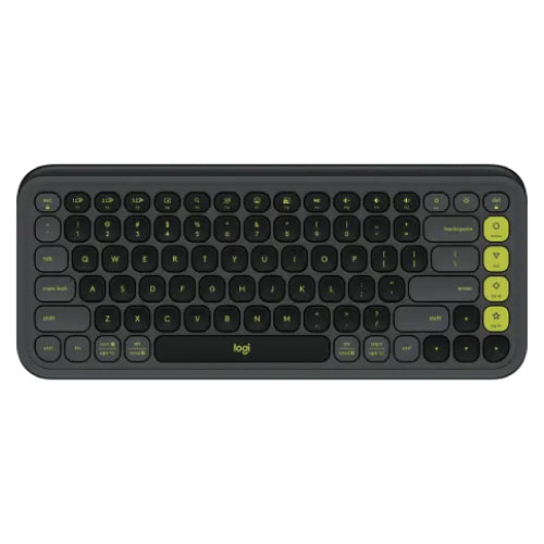 Logitech POP Icon Keys Bluetooth Wireless Keyboard Graphite & Green