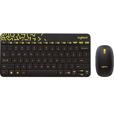 Logitech MK240 Wireless Combo Keyboard and Mouse Black