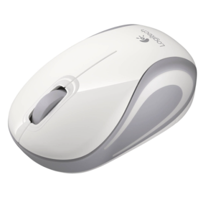 LOGITECH MOUSE WIRELESS M187 White (910-005380)