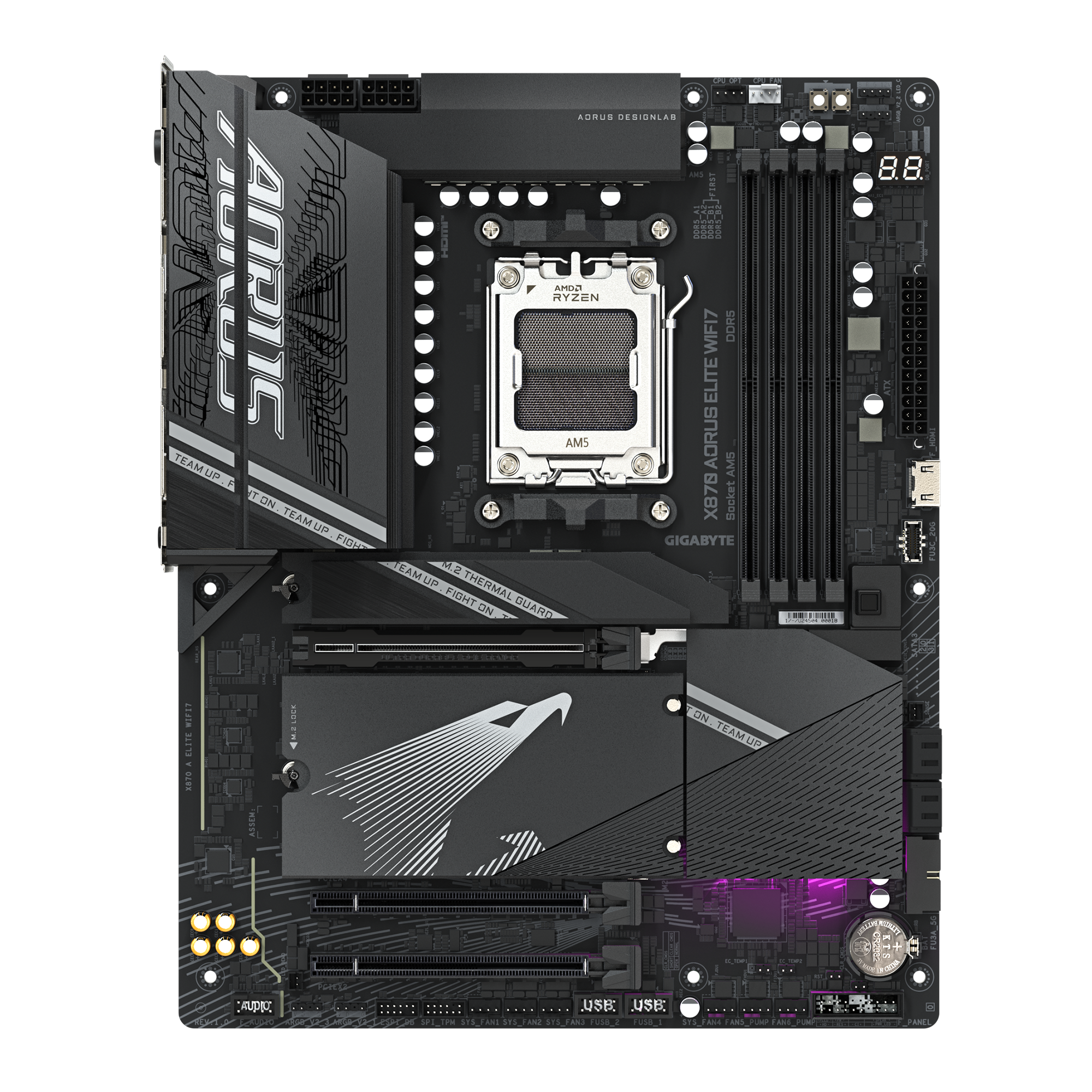 GIGABYTE X870 AORUS ELITE WIFI 7 DDR5 AMD AM5 ATX Motherboard