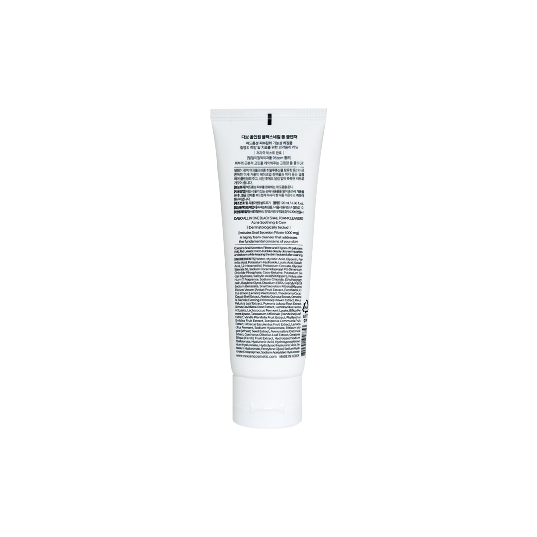 Dabo All In One Black Snail Foam Cleanser 120 ml