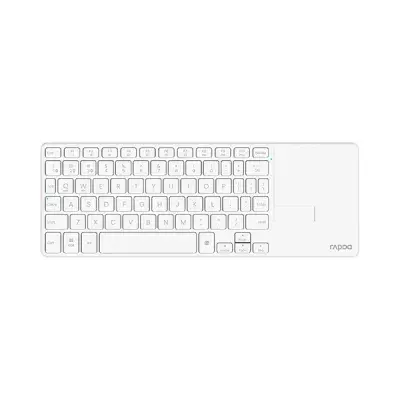 Rapoo E900T Portable Wireless Keyboard with Touchpad - White
