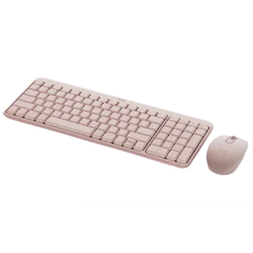 Logitech MK250 Compact Bluetooth Combo Keyboard and Mouse Rose