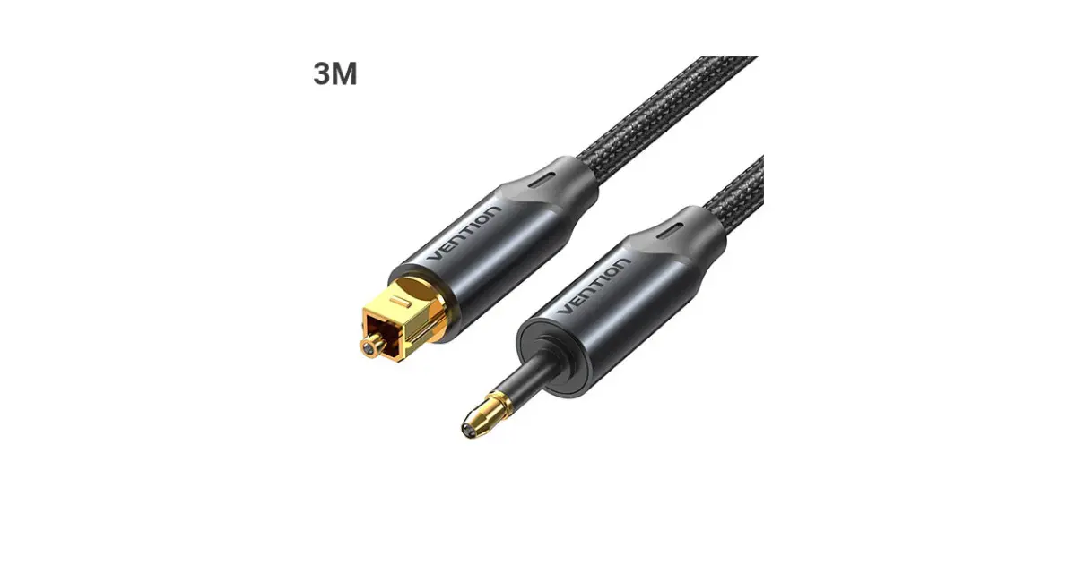 Vention BKCBI Toslink to Mini Toslink Optical Audio Cable - 3M