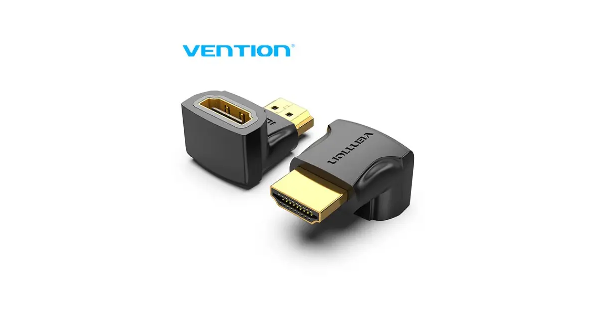VENTION AIOB0 90 Degree HDMI Male to Female Adapter
