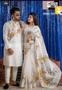 কাপল ড্রেস Couple Saree Sets