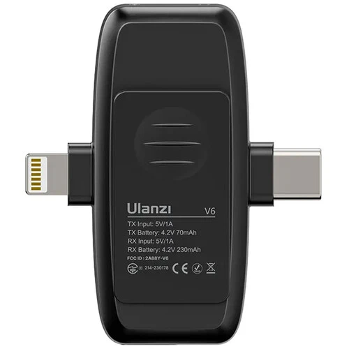 Ulanzi V6 3 in N1 2Person Plug and Play Microphone