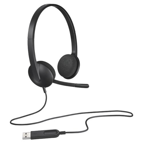 Logitech H340 USB Computer Headset with Noise-Cancelling Mic