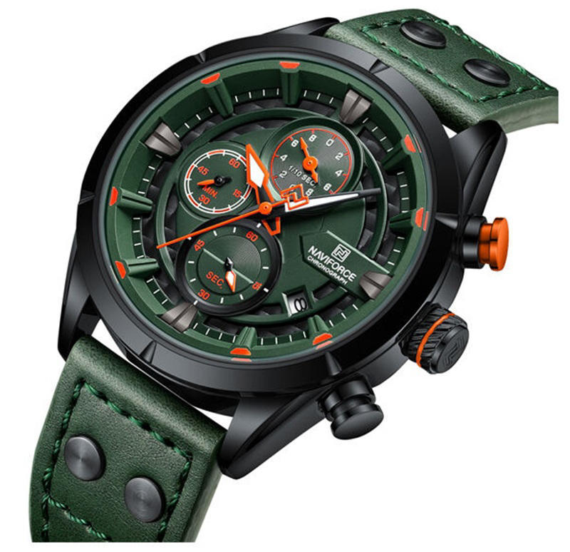 Naviforce 8045 Quartz Men’s Watch-BGNGN