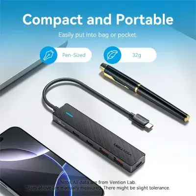 VENTION CHYBB 5-in-1 USB-C to USB 3.2 Gen 2 Hub - 0.15M