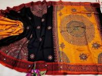 এমব্রয়ডাড়ী ধুপিয়ানসিল্ক শাড়ী