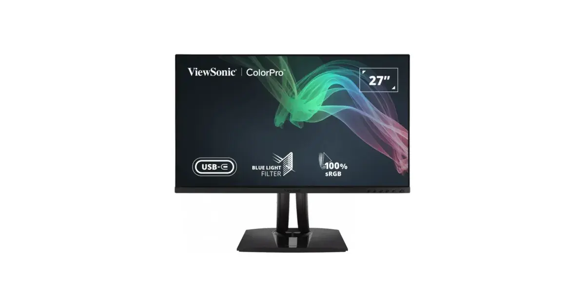 ViewSonic ColorPro VP2756-4K 27-inch 4K UHD Pantone Validated 100% sRGB & Factory Pre-Calibrated Monitor with 60W USB-C